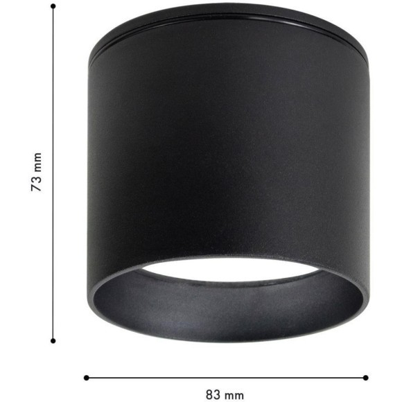 4661-1U, уличный светильник, D83xH73, 1xGX53LEDx15W, IP54, excluded