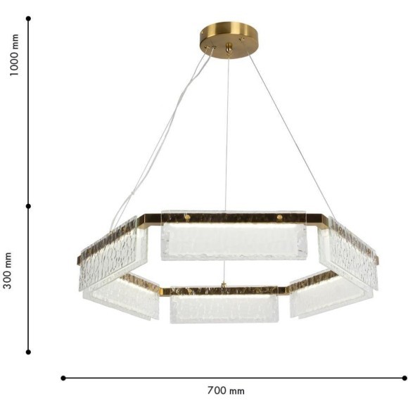Подвесная люстра Gelido 4518-6P