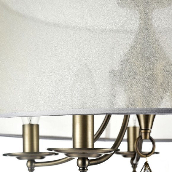 Люстра подвесная Freya FR2908-PL-05C-BZ Garcia под лампы 5xE14 40W Люстра подвесная Freya FR2908-PL-05C-BZ Garcia под лампы 5xE14 40W