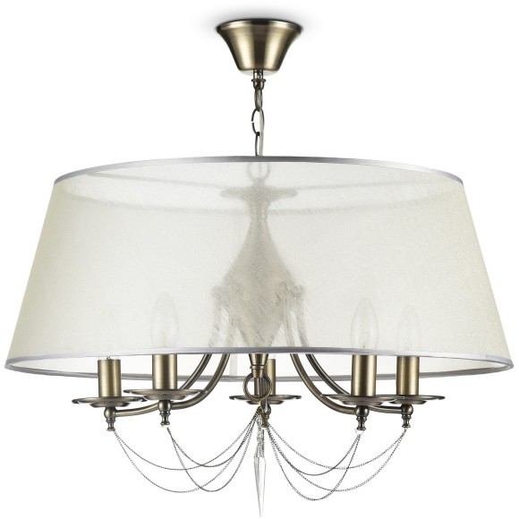 Люстра подвесная Freya FR2908-PL-05C-BZ Garcia под лампы 5xE14 40W Люстра подвесная Freya FR2908-PL-05C-BZ Garcia под лампы 5xE14 40W