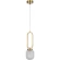 Светильник подвесной Crystal Lux CAROLINA SP1 V2 BRASS 0331/201