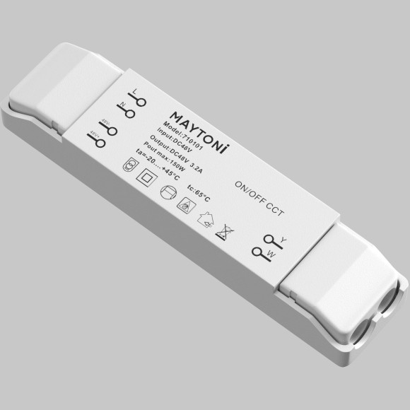 Контроллер Maytoni UNION для систем Axity 48В DC 200Вт DIM/CCT 710101