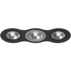 Встраиваемый светильник Lightstar i937070907 Intero 111 под лампы 3xGU10 150W Встраиваемый светильник Lightstar i937070907 Intero 111 под лампы 3xGU10 150W
