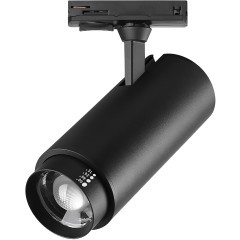 Светильник светодиодный трековый профессиональный с выбором мощности, цветовой температуры и угла освещения д/трековых систем BARRA Fuoco P+CCT Lightstar 218017 Светильник светодиодный трековый профессиональный с выбором мощности, цветовой температуры и угла освещения д/трековых систем BARRA Fuoco P+CCT Lightstar 218017