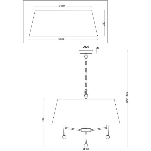 Люстра подвесная Freya FR5190PL-05BS1 Rosemary под лампы 5xE14 40W Люстра подвесная Freya FR5190PL-05BS1 Rosemary под лампы 5xE14 40W