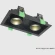 Светильник встроенный Crystal Lux CLT 069C2 BL