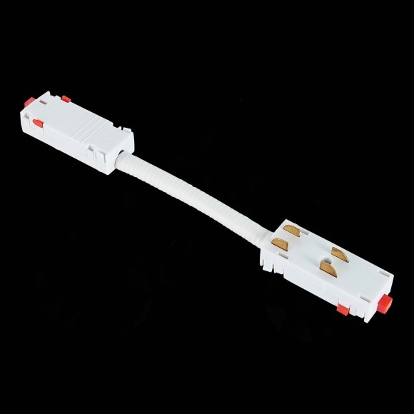 ST015.522.11 Коннектор питания гибкий (угловой) белый SKYLINE 220