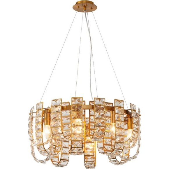 Люстра подвесная хрустальная 2172/05/08P Stilfort, серия Umiko Люстра подвесная хрустальная 2172/05/08P Stilfort, серия Umiko