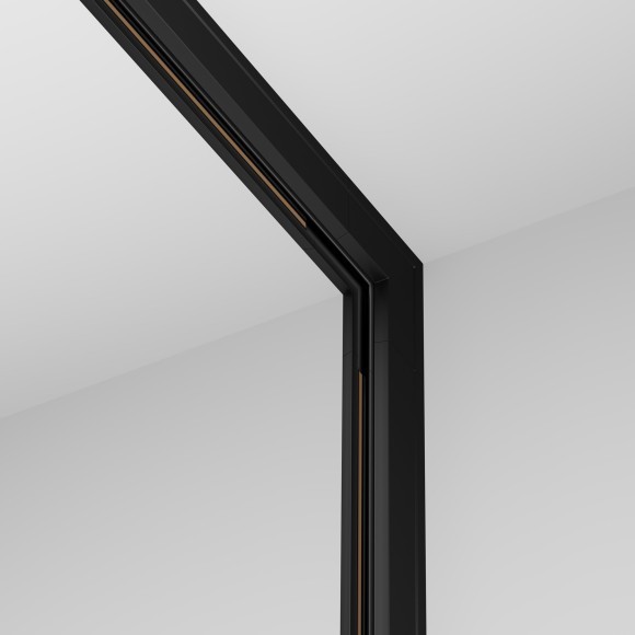 Угловой коннектор с потолка на стену для накладного шинопровода серии Maytoni Levity TRA184ICL-11B