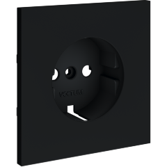 Накладка для розетки с заземлением, S70 (графит)