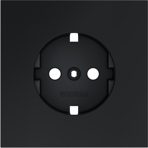 Накладка для розетки с заземлением, S70 (графит)