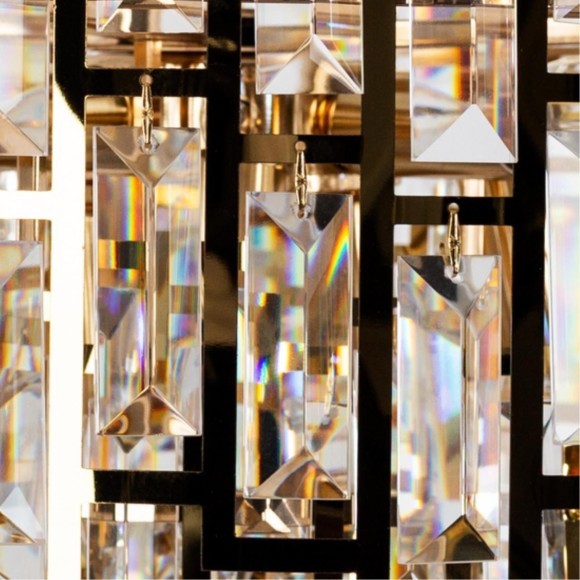 Потолочная люстра хрустальная Mintaka A1005PL-10GO