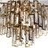 Потолочная люстра хрустальная Mintaka A1005PL-10GO