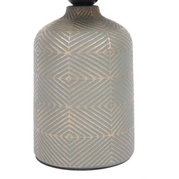 8222/1T MODERNI LN25 зеленый, керамика/текстиль Настольная лампа Е27 1*60W 220V NIANA