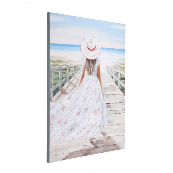 423136 ALAMINOS Картина на холсте L900 H1200 B37, деревянный подрамник, цветной