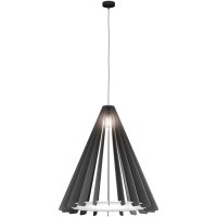 SL3002.413.01 Светильник подвесной ST-Luce Черный/Серый E27 1*60W SENTITO