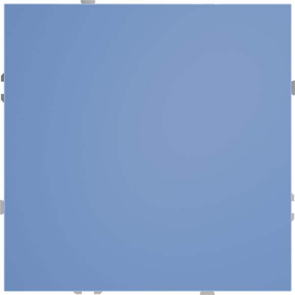 Заглушка VOLTUM S70 с суппортом, (деним)