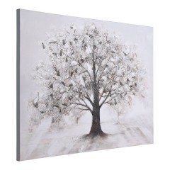 423172 ALAMINOS Картина на холсте в деревянной раме L1200 B37 H900 белый серый 423172 ALAMINOS Картина на холсте в деревянной раме L1200 B37 H900 белый серый