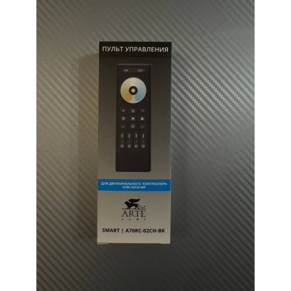 Пульт управления для двухканального контроллера Arte Lamp A70RC-02CH-BK
