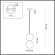 Подвесной светильник Odeon Light 4980/1B TWIXY под лампу 1xG9 1*40W