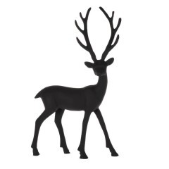 427137 BALIGUIAN Статуэтка Олень декоративная L270 B100 H440 алюминий черный 427137 BALIGUIAN Статуэтка Олень декоративная L270 B100 H440 алюминий черный