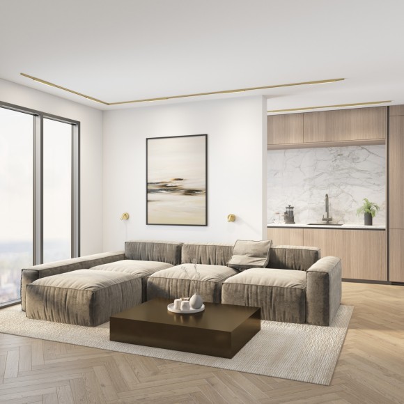 DK5751-SB Трековый магнитный светодиодный светильник Denkirs Shine 48V CRI90+ 3000К 780Лм 120° 12Вт DK5751-SB Трековый магнитный светодиодный светильник Denkirs Shine 48V CRI90+ 3000К 780Лм 120° 12Вт