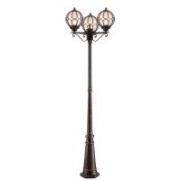 Уличный наземный светильник Maytoni O023FL-03G Via IP44 под лампы 3xE27 60W