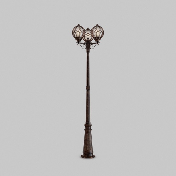 Уличный наземный светильник Maytoni O023FL-03G Via IP44 под лампы 3xE27 60W