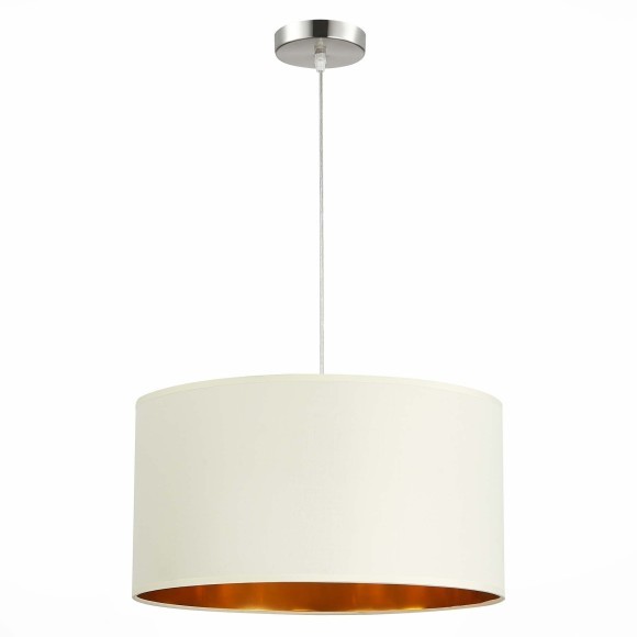 SLE300553-01 Подвес Никель/Белый, Серебристый E27 1*40W BRESCIA