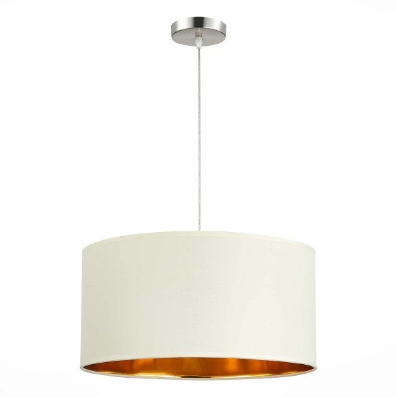 SLE300553-01 Подвес Никель/Белый, Серебристый E27 1*40W BRESCIA