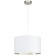 SLE300553-01 ST Luce BRESCIA Подвес, E27,1х40W, никель/белый, серебристый