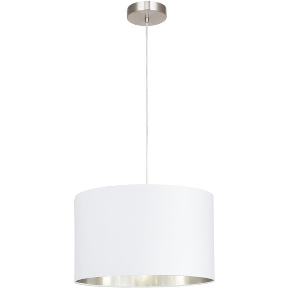 SLE300553-01 Подвес Никель/Белый, Серебристый E27 1*40W BRESCIA