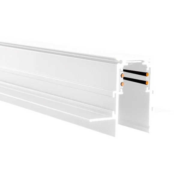 Магнитный шинопровод 3м встраиваемый в ГКЛ 9мм Space 48V Crystallux CLT 0.123 01 L3000 WH