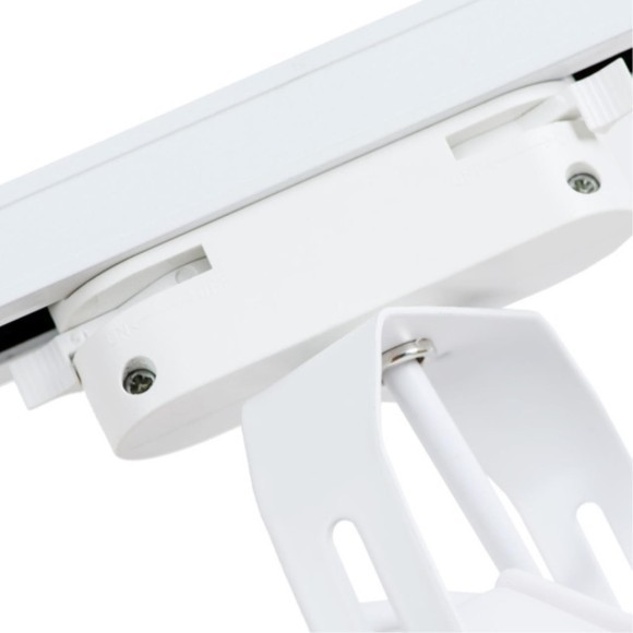 Однофазный двужильный трековый светильник Arte Lamp A6252PL-1WH LYRA под сменную лампу Е27