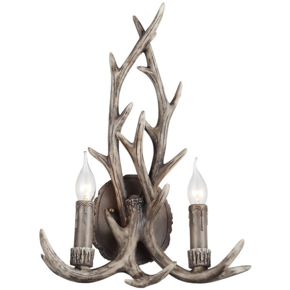 SL154.701.02 Бра ST-Luce Серый E14 2*40W CORNA