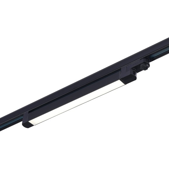 ST663.446.10 Св-к трек. Черный LED 1*10W 4000K 800Lm Ra90 120° IP20 L280xW33xH82 165-265V Трехфазная трековая система