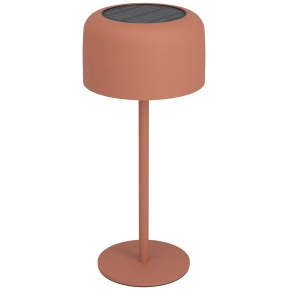 901896 Настольн. лампа на солн. батарее сенсорн. ROCCANOVA, H300, 2,8W(LED), IP44, 3000K, 270lm, сталь, красный