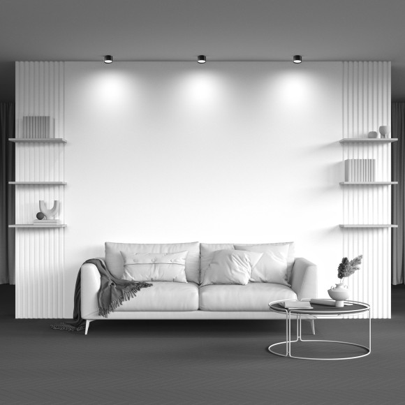 Накладной потолочный светильник Maytoni C086CL-GX53-SRD-B Hoop под лампу 1xGX53 15W