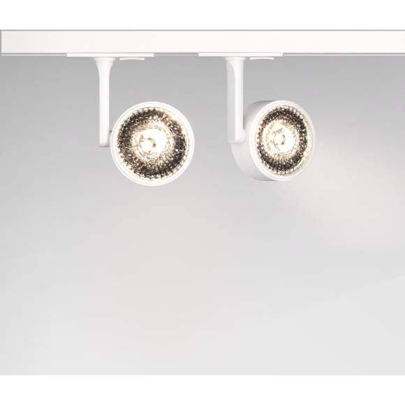 Однофазный двужильный светодиодный трековый светильник Maytoni Unity TR024-1-10W3K Oko 3000К 950Лм CRI80+ 38° 10Вт