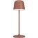 900459 Аккумуляторная настольная лампа сенсорная  MANNERA, 2,2W(LED), Ø110, H340, IP54, алюм.,сталь, рыжий/пластик,белый