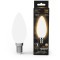 103201105 Лампа Gauss LED Filament Свеча OPAL E14 5W 420lm 2700К 1/10/50