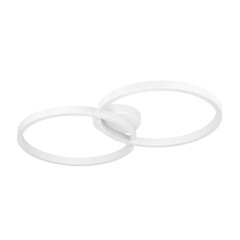 900954 AMANDOLO Потолочный светодиодный светильник управляемый пультом ДУ диммируемый по TRIAC 19,5Вт 2400Лм 2700K алюминий сталь пластик белый 900954 AMANDOLO Потолочный светодиодный светильник управляемый пультом ДУ диммируемый по TRIAC 19,5Вт 2400Лм 2700K алюминий сталь пластик белый