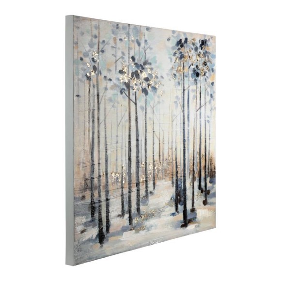 423048 ALAMINOS Картина на холсте в раме L800xH800, дерево, белый, синий, неоклассика 423048 ALAMINOS Картина на холсте в раме L800xH800, дерево, белый, синий, неоклассика