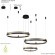 Люстра Crystal Lux FERNANDO SP158W LED BLACK/GOLD