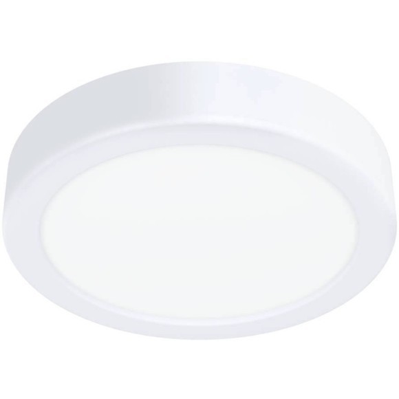 900582 Накладной светильник диммируемый FUEVA 5, 11W (LED), 3000K, Ø160, сталь, белый / пластик, белый