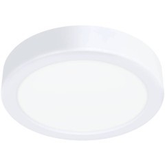 900582 Накладной светильник диммируемый FUEVA 5, 11W (LED), 3000K, Ø160, сталь, белый / пластик, белый