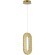 SL6506.203.01 Светильник подвесной ST-Luce Золотистый/Золотистый, Прозрачный LED 1*9W 3000K ALLUNGO