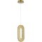 SL6506.203.01 Светильник подвесной ST-Luce Золотистый/Золотистый, Прозрачный LED 1*9W 3000K ALLUNGO