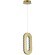 SL6506.203.01 Светильник подвесной ST-Luce Золотистый/Золотистый, Прозрачный LED 1*9W 3000K ALLUNGO