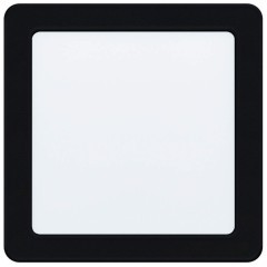 99188 Светодиодный встраиваемый светильник FUEVA 5, 10,5W (LED), 166х166, ET26, 1350lm, 4000K, сталь, черн